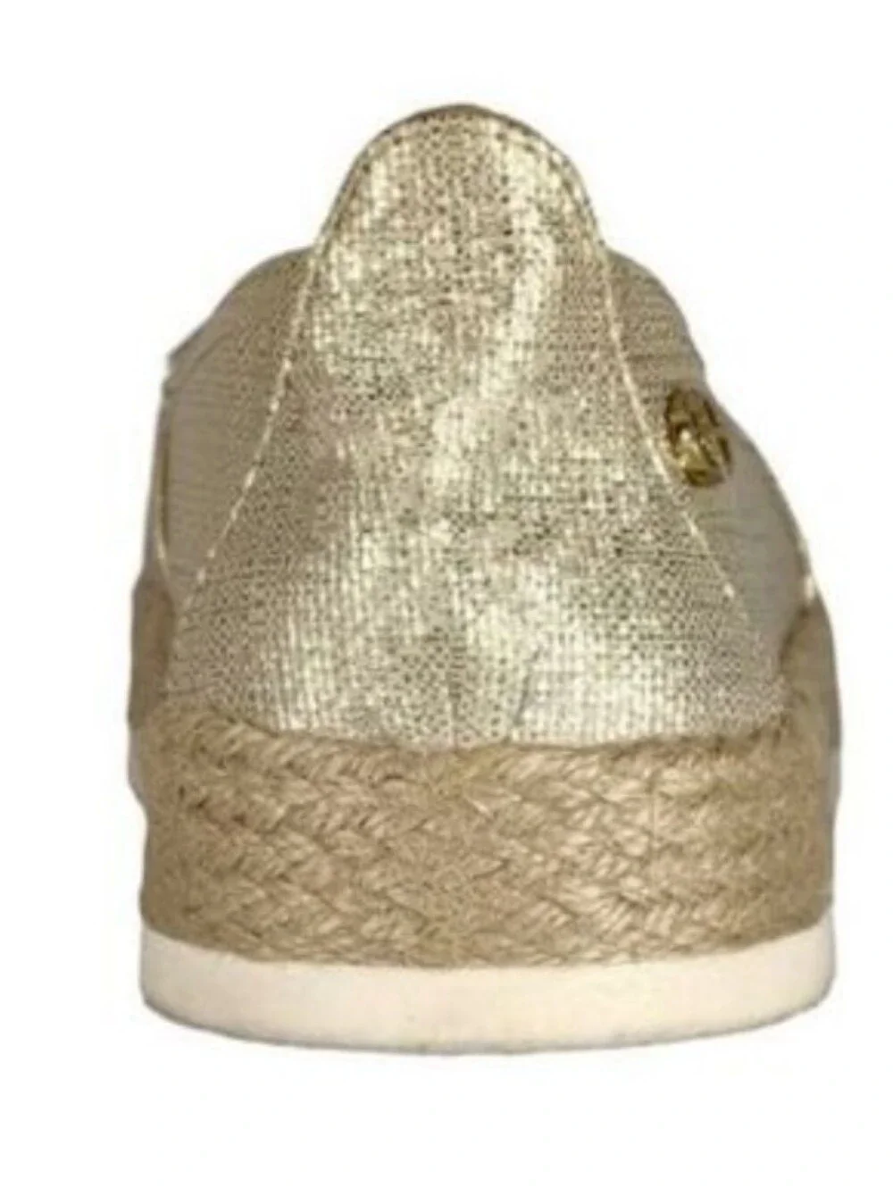 Giani Bernini Gold Metallic Slip-On Espadrilles
